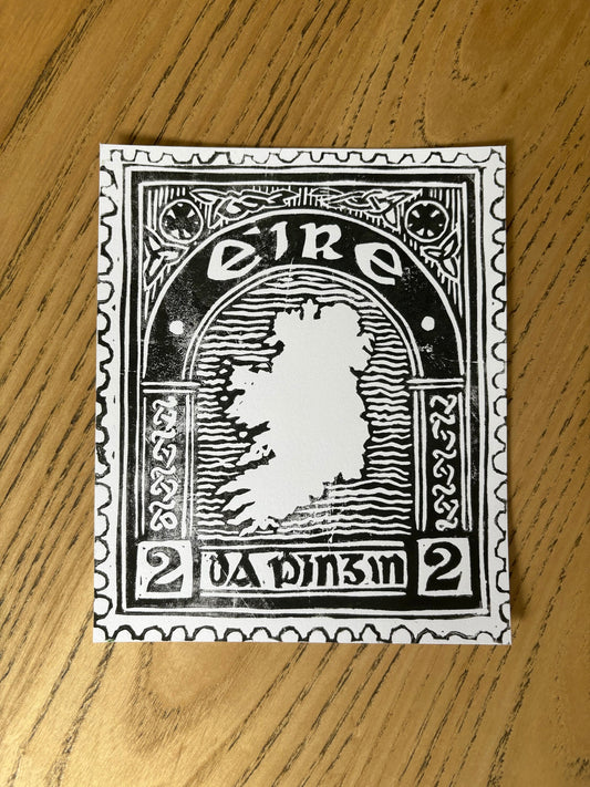 Lino Cut Éire Print