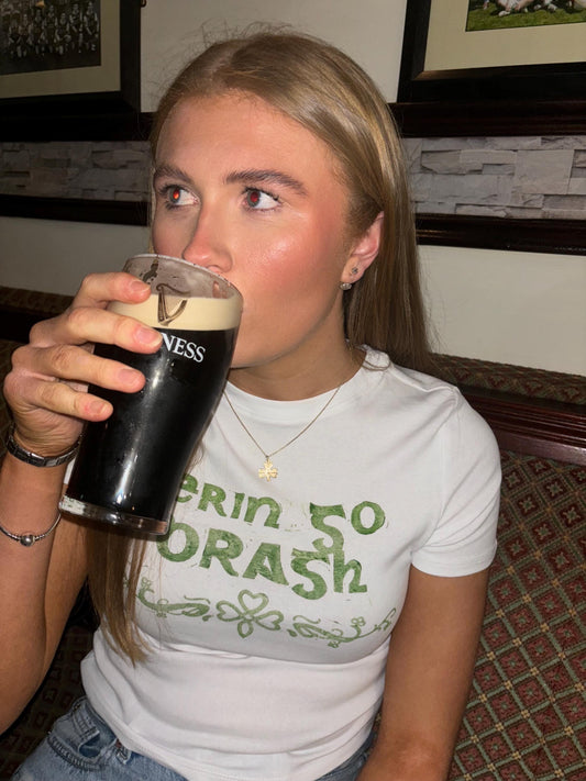 Lino Printed Erin Go Bragh T-Shirt